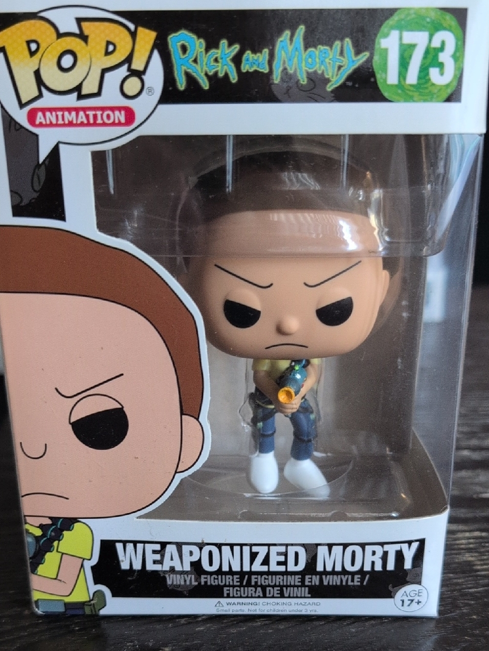 Funko Weaponized Morty Pop! Figure - Tan, Brown, Black, Yellow, Blue, White